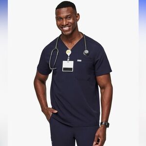 Figs Leon Scrub Top for Men Size M